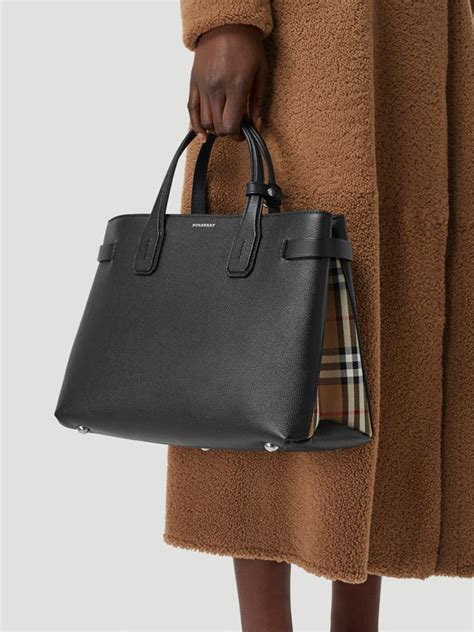 burberry medium soft leather banner|burberry medium banner tote.